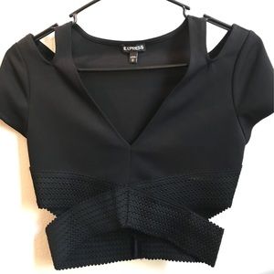NEW Black Express Crop-Top